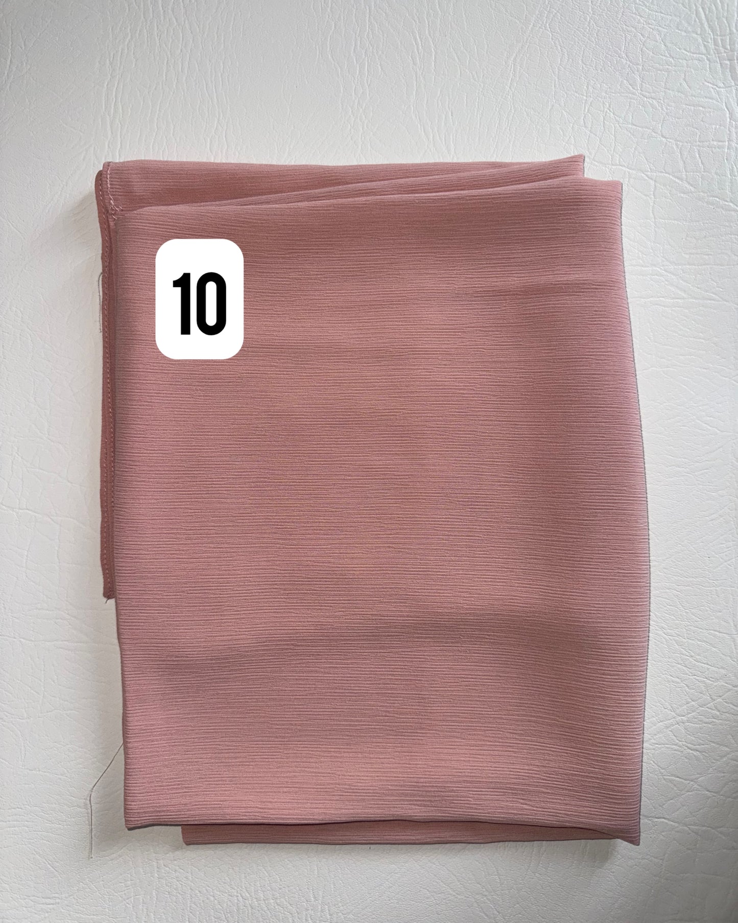Textured Chiffon Hijab – Various Colours