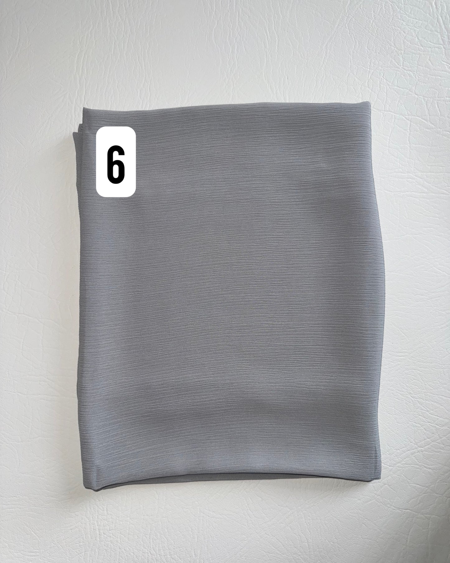Textured Chiffon Hijab – Various Colours