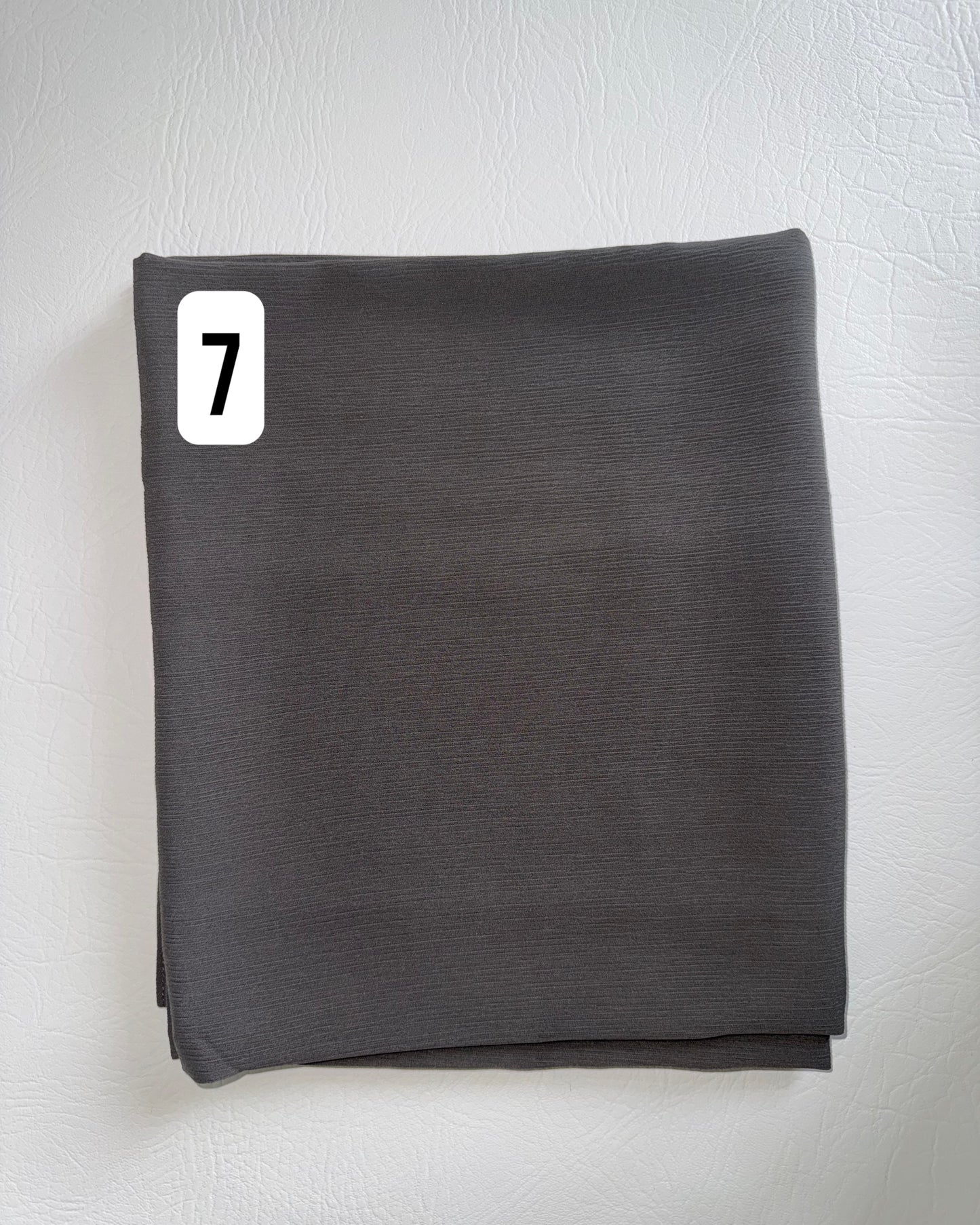 Textured Chiffon Hijab – Various Colours