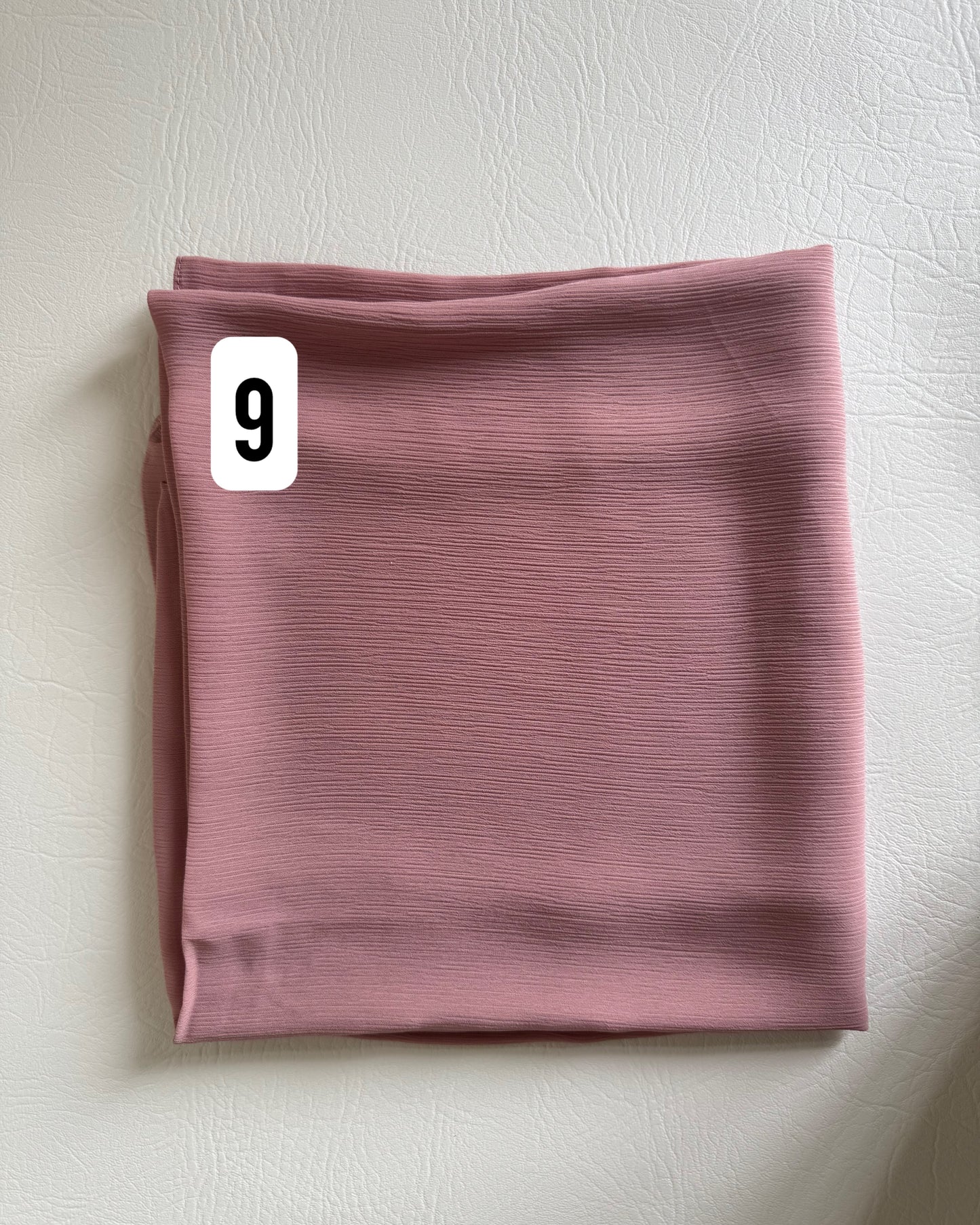 Textured Chiffon Hijab – Various Colours