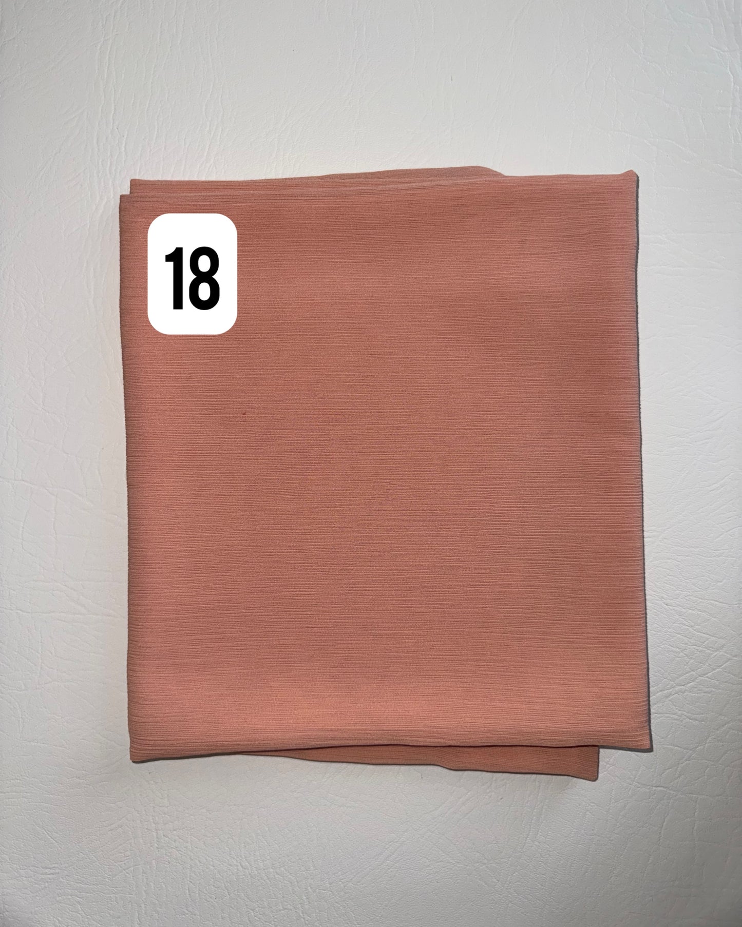 Textured Chiffon Hijab – Various Colours