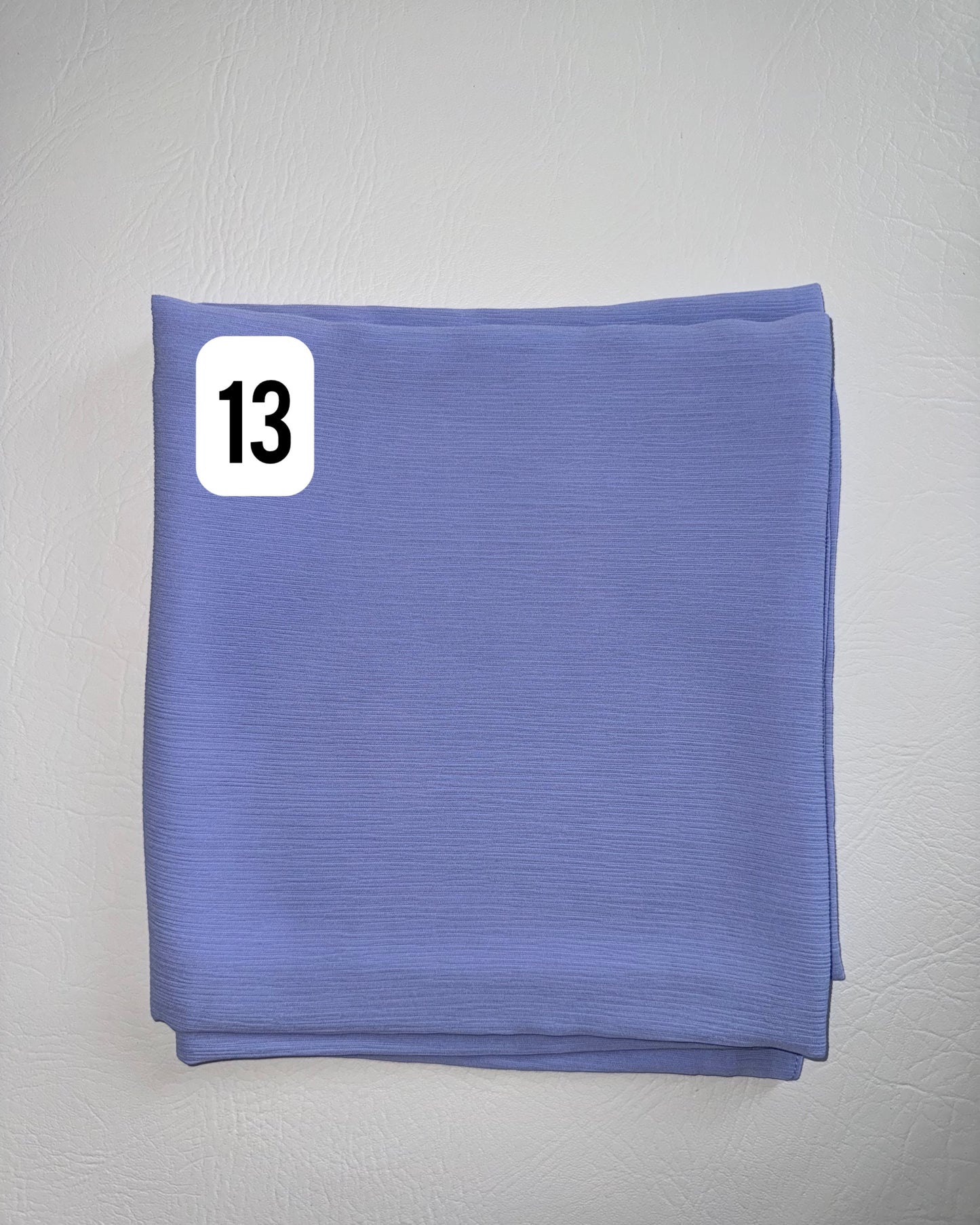 Textured Chiffon Hijab – Various Colours