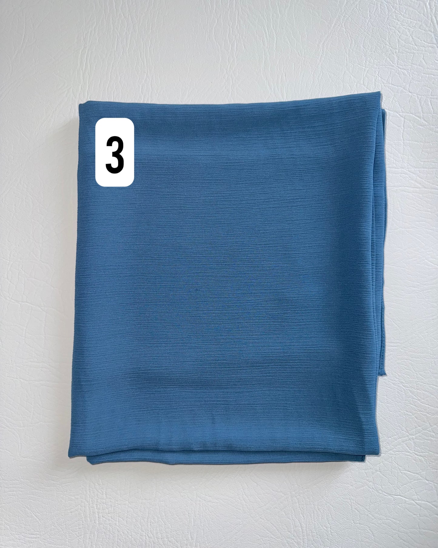 Textured Chiffon Hijab – Various Colours