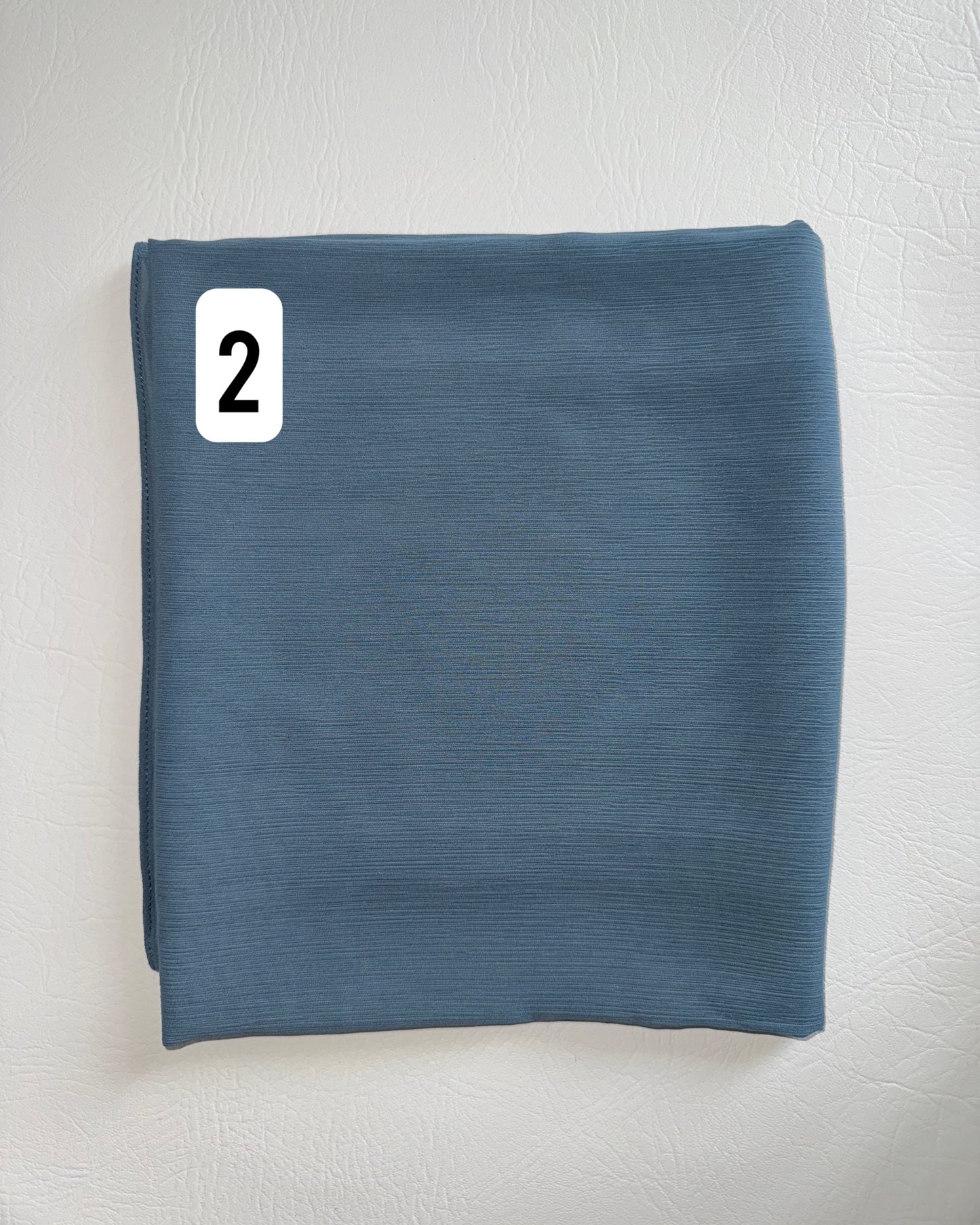 Textured Chiffon Hijab – Various Colours